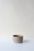 Ceramic air plant soaking dish on a white surface with a plain background