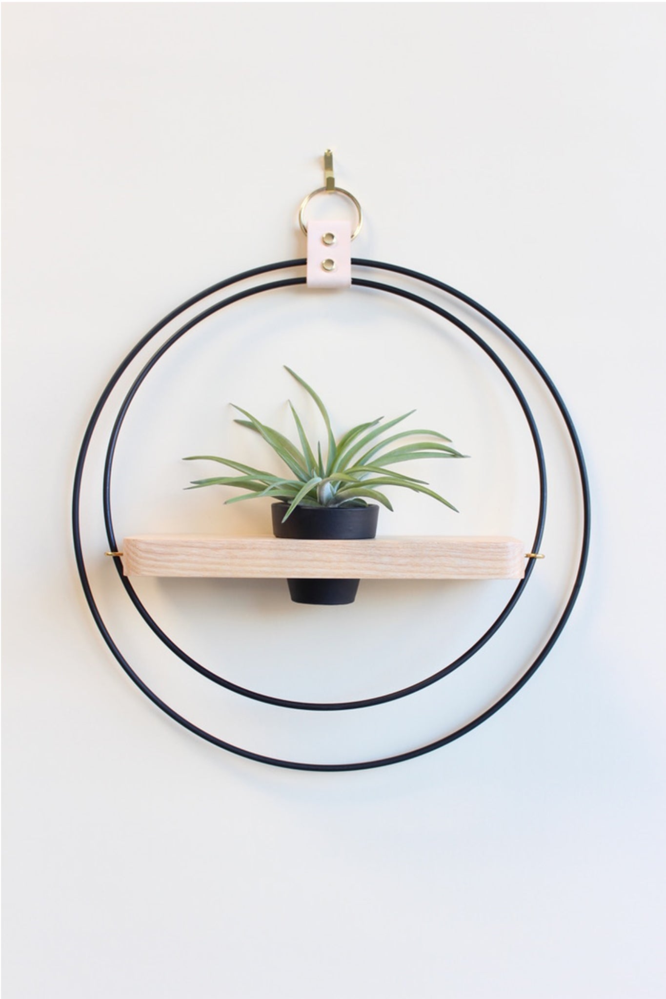 wall hanging plant rack Plant Shelf (Dark & Stormy)