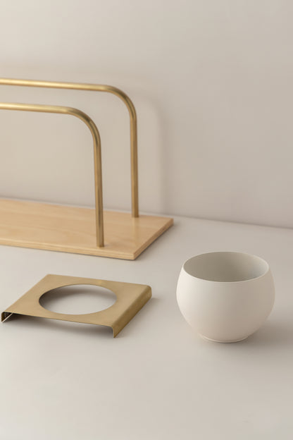 Curve Wall Shelf + Pot Trio