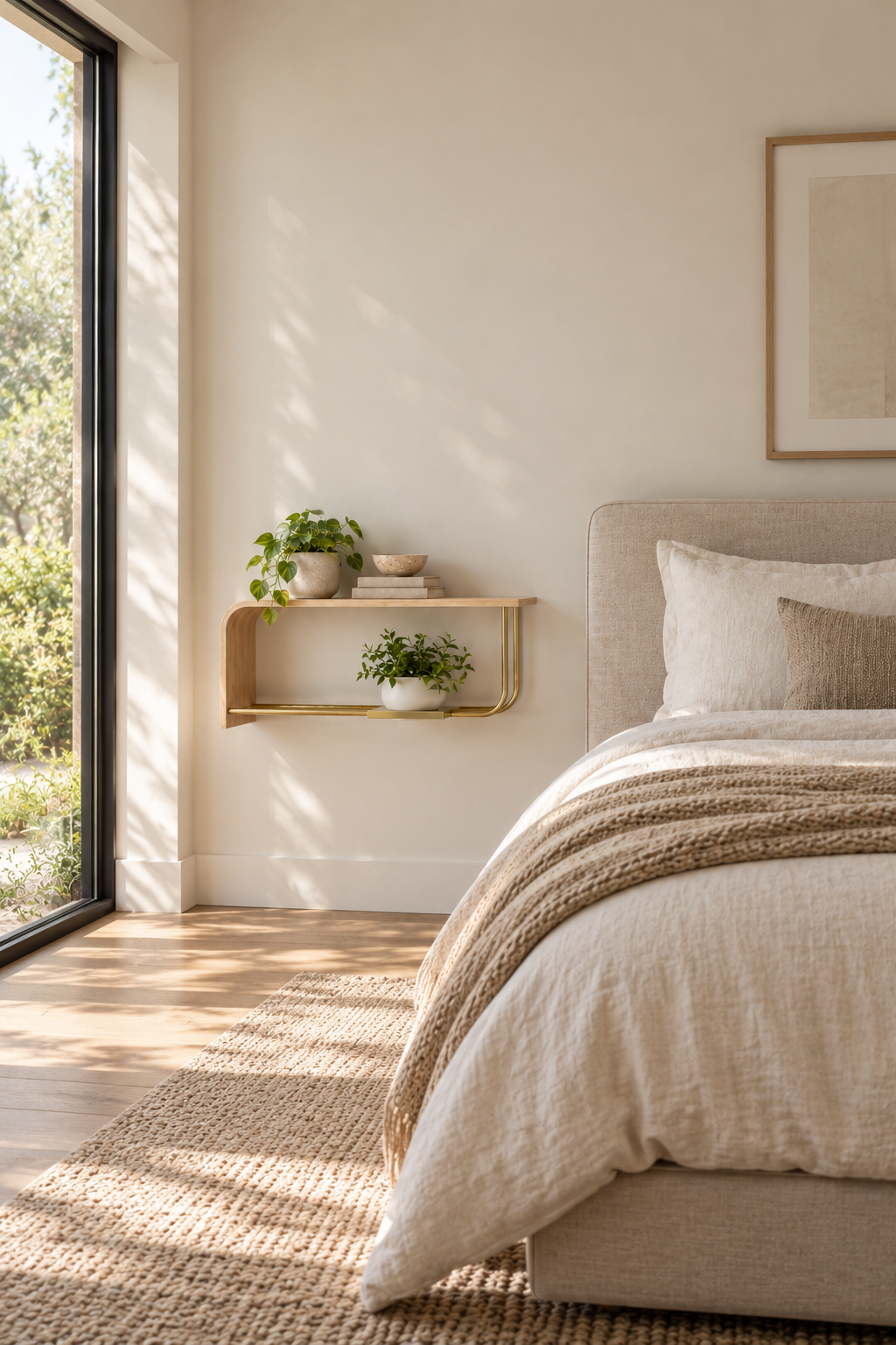 Curve Wall Shelf + Pot