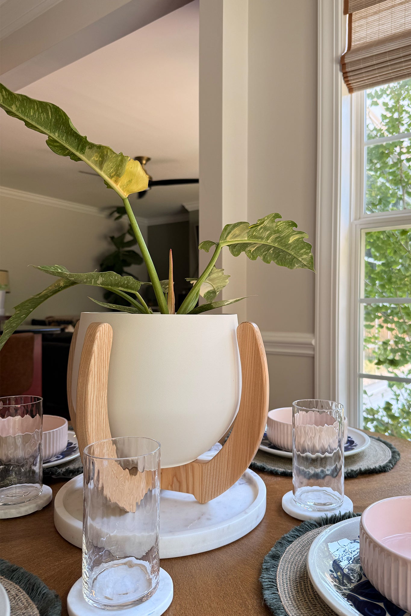 Nested Plant Stand + Pot
